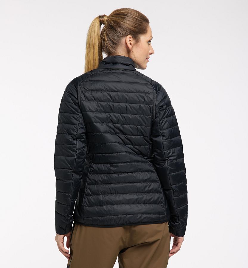 Haglöfs Womens Spire Mimic Down Jacket Black New Zealand 94271DSZX